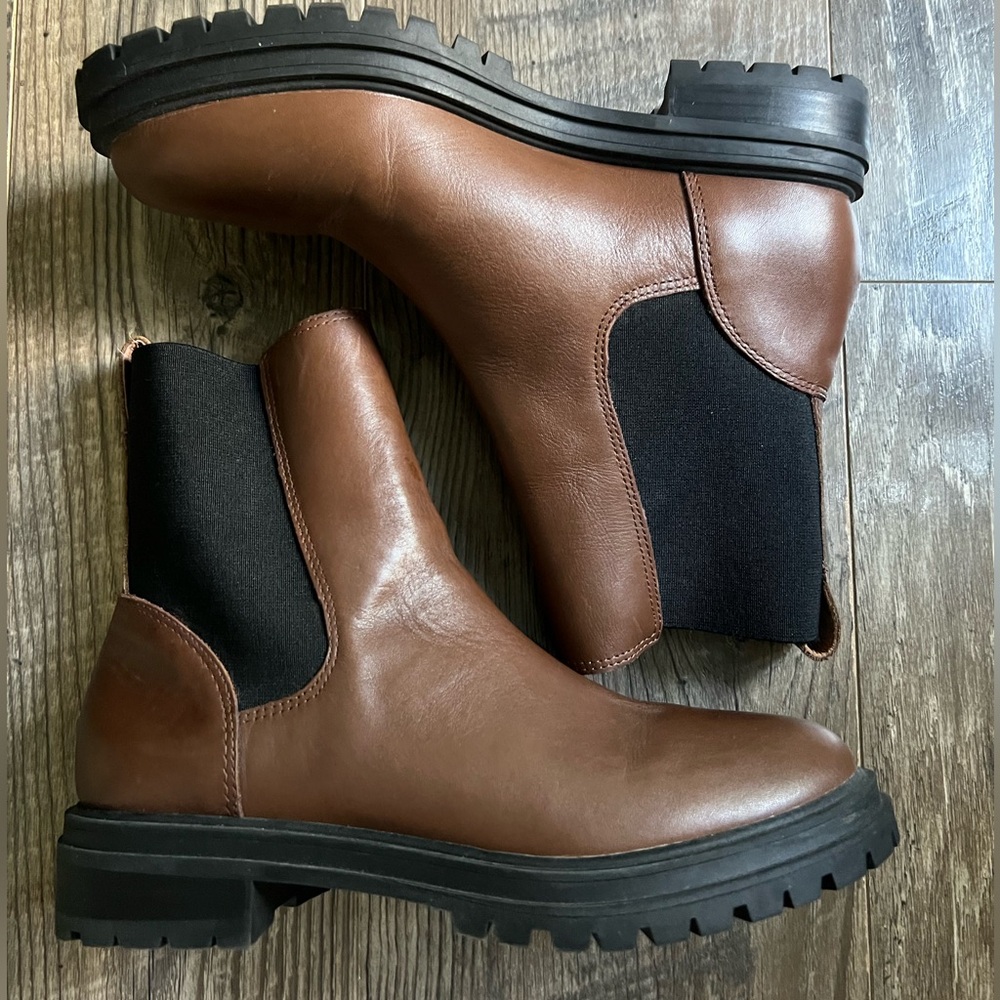 New Madewell The Bradley Chelsea Lugsole Boot
